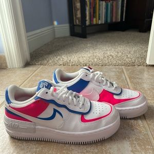 Nike cotton candy Air Force 1’s